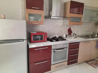 Cucina o angolo cottura di Stylish Loft Trivano Cagliari 2 beds/2 bath