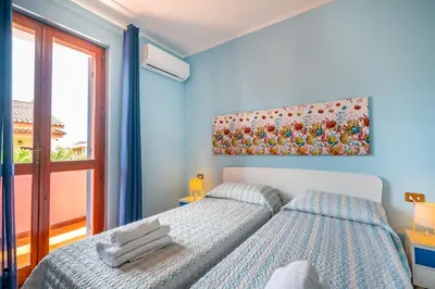 Letto o letti in una camera di Santa Luria - 5 minuti dal mare