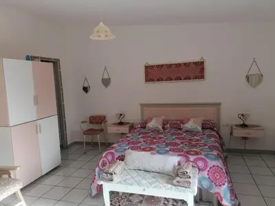 Letto o letti in una camera di La casetta di Tzia Caicca