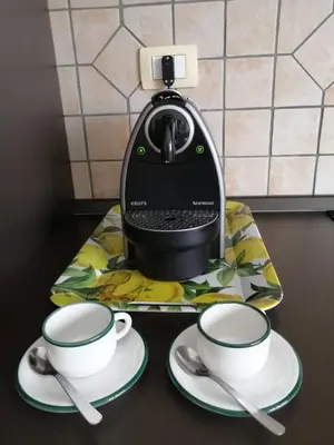 Set per la preparazione di tè e caffè presso Casa Alpamar