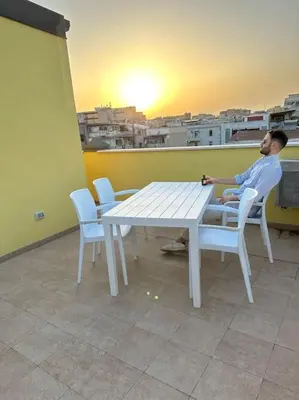 Balcone o terrazza di Attico con terrazza a Cagliari.