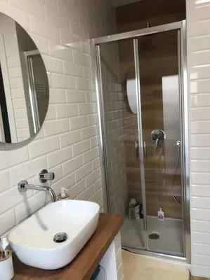 Bagno di Attico con terrazza a Cagliari.