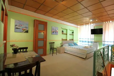 Letto o letti in una camera di La piccola Stampace Cagliari