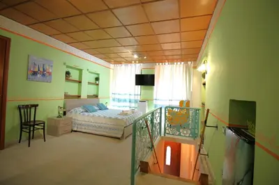 Letto o letti in una camera di La piccola Stampace Cagliari