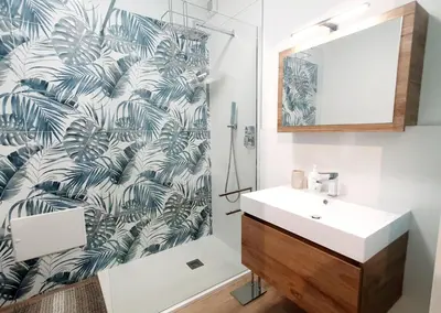 Bagno di NAUTILUS - monolocale seminterrato con finestre