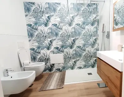Bagno di NAUTILUS - monolocale seminterrato con finestre