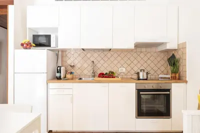 Cucina o angolo cottura di Casa Vivi ad Arbatax