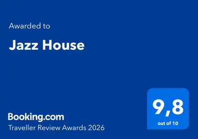 Certificato, attestato, insegna o altro documento esposto da Jazz House