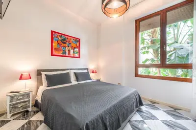 Letto o letti in una camera di Goldhouse
