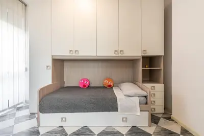 Letto o letti in una camera di Goldhouse