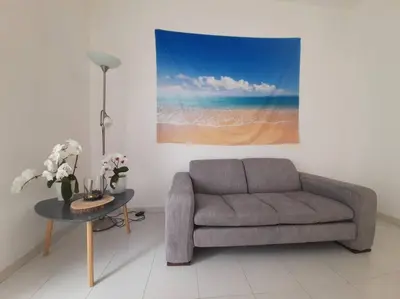 Area soggiorno di Seven House Poetto