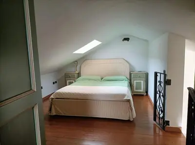 Letto o letti in una camera di Un passo dal mare e dalla città.