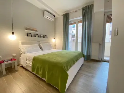 Letto o letti in una camera di Cozy and warm Flat in Villanova - Cagliari