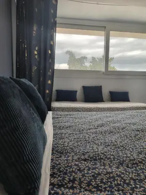 Letto o letti in una camera di Stasonis