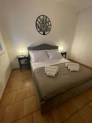 Letto o letti in una camera di la Maison del Mas Family