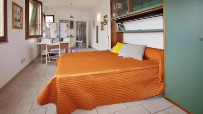 Letto o letti in una camera di Lovely Studio in Pula