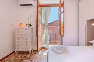 Letto o letti in una camera di Guest House Baruffi