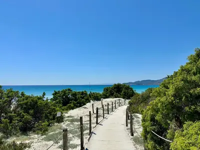 Paesaggio naturale nelle vicinanze della villa