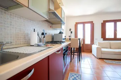 Cucina o angolo cottura di Su Pasiu-Charming house in Sinis