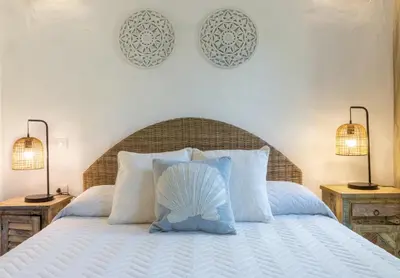 Letto o letti in una camera di Casa vacanza Marina Blu