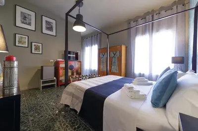 Letto o letti in una camera di GUEST HOUSE SONNINO 37 Cagliari