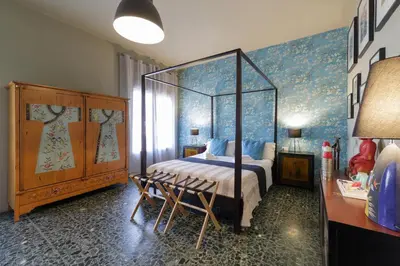 Letto o letti in una camera di GUEST HOUSE SONNINO 37 Cagliari