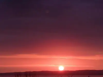 Alba o tramonto visti dall'interno della casa vacanze o dai dintorni