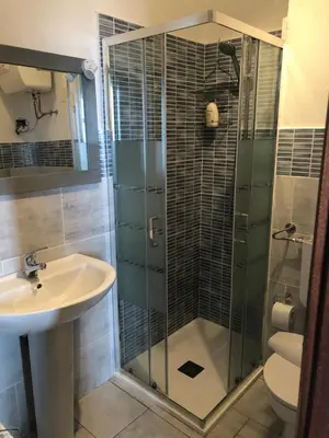 Bagno di orizzonte mare