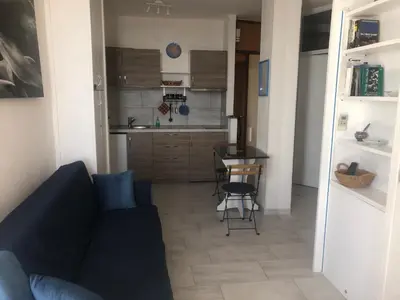 Cucina o angolo cottura di orizzonte mare