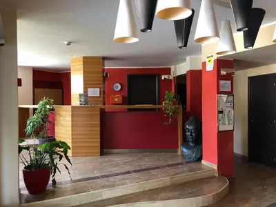 Hall o reception di orizzonte mare