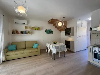 Cucina o angolo cottura di Casa Luna a Porto Pino