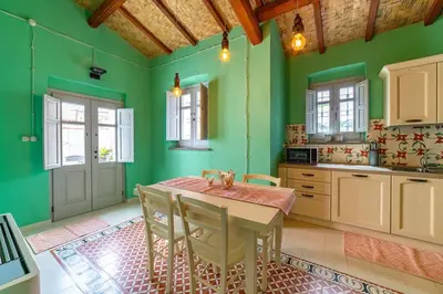 Cucina o angolo cottura di Antica Dimora del Platano - R3832