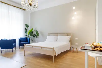 Letto o letti in una camera di Le Suite di Bluemoon