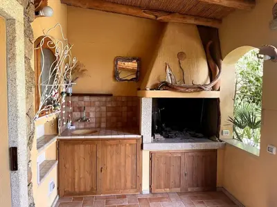 TV o dispositivi per l'intrattenimento presso Cala Pira beach house