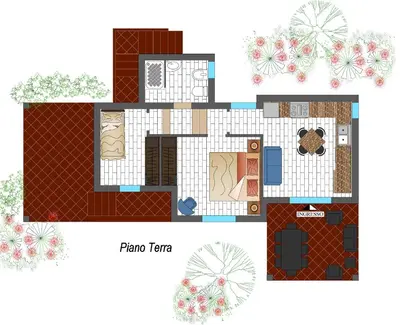 Planimetria di Villa Aurice - Villasimius