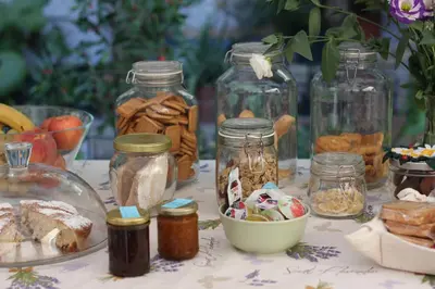 Cibo presso il bed & breakfast o nelle vicinanze