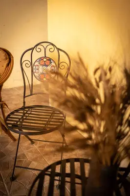 Planimetria di Sa Domu de Ladiri - matrimoniale con giardino