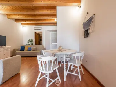 TV o dispositivi per l'intrattenimento presso San Domenico Charm Apartment