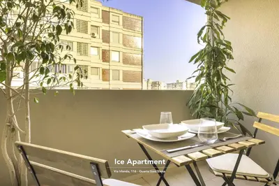 Balcone o terrazza di Ice Apartment - Free Wifi & Parking