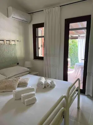 Letto o letti in una camera di Vacanze a pochi passi dal mare