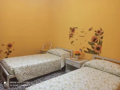 Letto o letti in una camera di Casa Vacanze Gio&le
