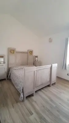 Letto o letti in una camera di La casa di Rubin