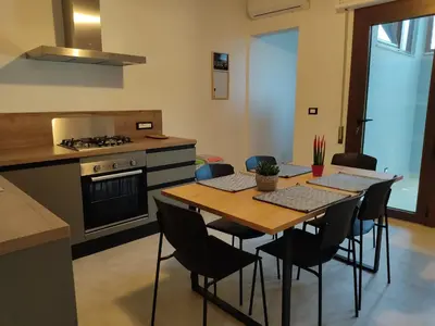 Cucina o angolo cottura di La Stazione
