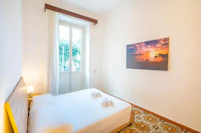 Letto o letti in una camera di Al Bastione