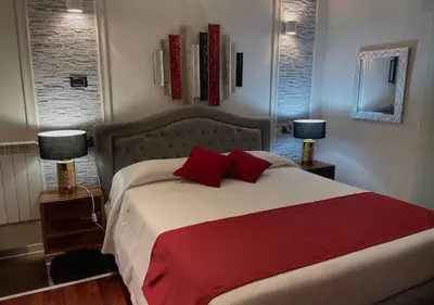 Letto o letti in una camera di Vi Ja Villa Janas Cagliari Resort