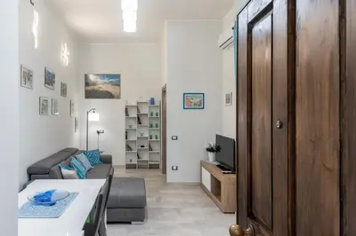 Letto o letti in una camera di Piazzetta San Domenico