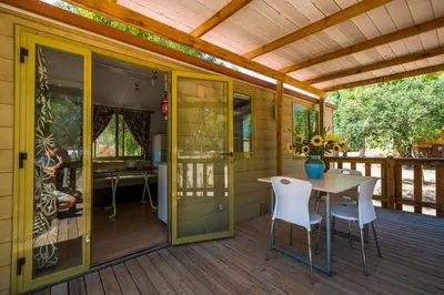 Balcone o terrazza di Tiliguerta Glamping&Camping Village