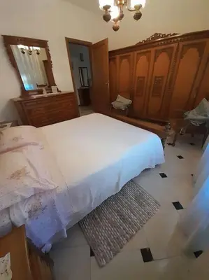 Letto o letti in una camera di appartamento in casa Lai