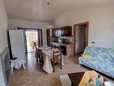 Cucina o angolo cottura di Villetta a 500metri dal mare con bellissima vista