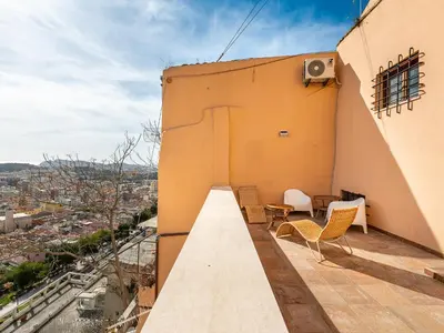 Balcone o terrazza di Martini Time, panoramic terrace on the castle walls